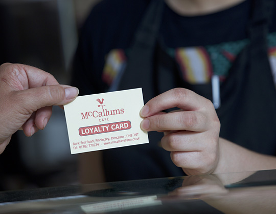 McCallums Cafe Reward Card